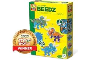SES Creative Green Beedz Triceratops zestaw koralików do prasowania