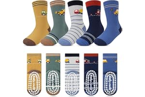 Kyopp 10 par skarpetek dla dzieci, dziewcząt i chłopców, śmieszne skarpetki, zabawne zwierzęta, bawełniane, skarpety Crew Socks na zimę/lato