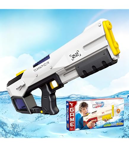 Bizak Hydro M.A.D. Mini-Blaster – Elektronische Wasserpistole Mit 5 M Reichweite, Akku, 100 Ml + 200