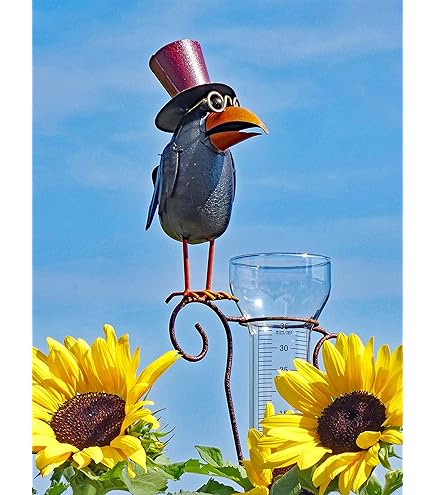 Pommerntraum Regenmesser Mit Gartenzwerg – Niederschlagsmesser Als Gartendekoration, Ca. 130 Cm Hoch