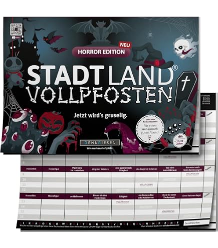 Stadt Land Hää?! Blocco Gioco Città Paese Fiume - 50 Fogli Con Categorie Moderne, Formato A4, Gioco Da Tavolo Per Serate - 3