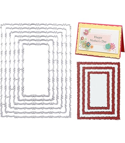 Rechteckige Spitze Stanzformen - Metall-Stanzformen Für Scrapbooking & Kartenbasteln