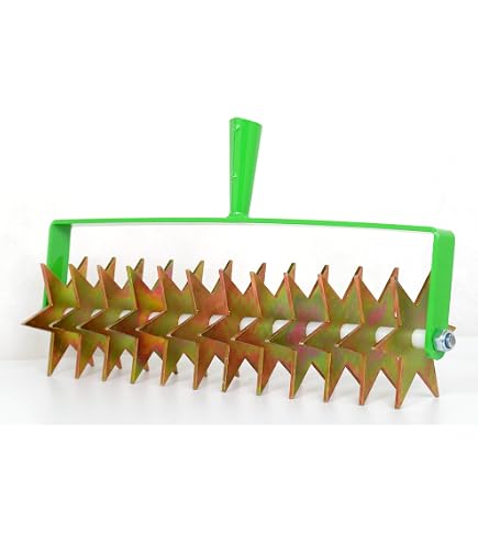 Fraise Étoile Pour Motoculteur - 20 Cm De Largeur, 6 Étoiles Pour Désherbage Et Aération Du Sol