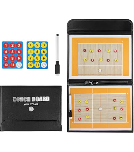 Tableau Tactique Double Face Pour Entraîneur De Volley - Personnalisable Avec Logo Et Couleur