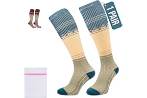 360 RELIEF Compression Socks for Women & Men - 15-20 mmHg Travel Flight Socks – Graduated Support - Ideal for Running, Cycling & during Maternity - with Laundry Bag