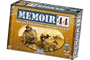 ASMODEE Days of Wonder, Memoir '44 Mediterranean Theatre Expansion, Board Game, Ages 8+, 2 Players, 30-60 Minutes Playing Time