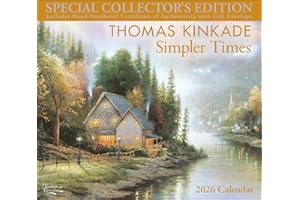 Thomas Kinkade Special Collector's Edition 2026 Deluxe Wall Calendar with Print