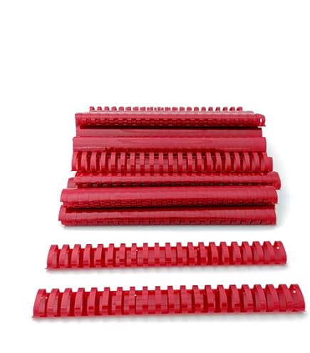 Dorsi Plastici Per Rilegatura - 20 Pezzi Bianchi 32mm, 21 Fori Per Fogli A4 - Foto 7