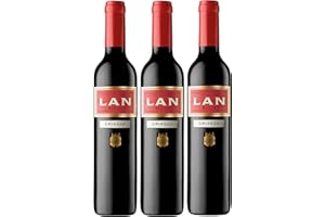 BODEGAS LAN, S.A. Vino Tinto LAN Crianza D.O.Ca. Rioja - 3 botellas de 500 ml - Total: 1500 ml
