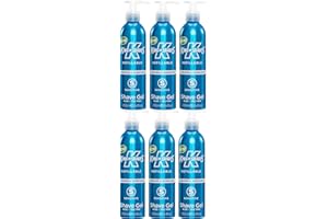 OPELLA King of Shaves Sensitive Shave Gel (6x 250ml Full Bottles). Refillable Aluminium Bottle. Low Foam Sensitive Shave Gel for Precise Shaves. Bulk Shaving Buy.