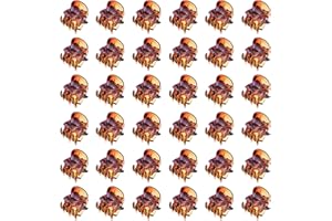 Aucuu 36 Piezas Pinzas Pelo Pequeñas Mujer, Pinza para Cabello de Agarre Antideslizante Claw Clips, Fila para el Peinado de Moda para Chica