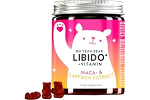 Bears with Benefits More Energy and Vitality - Vegan libido Booster with high-dose maca, Selenium & zinc - Oh Yeah Bear - Bears with Benefits