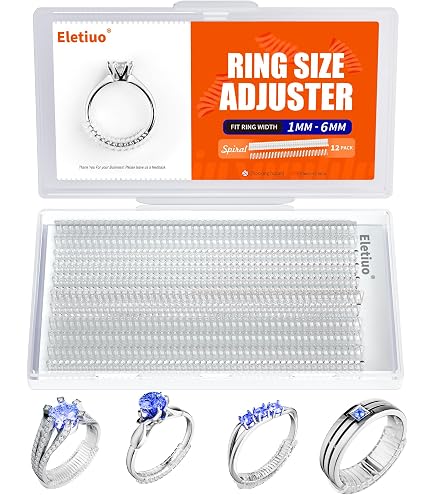 12 Correcteurs De Taille De Bague Invisibles SODIAL - Pour Bagues Trop Larges