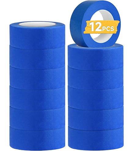 General Purpose Low Tack Masking Tape – 48mm X 50m – Easy Tear Paper For Painting & DIY Crafts