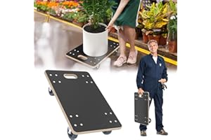 ‎YRHOME YRHome Transportroller Mit Fußbremse Griff Rollbretter Transport Rollwagen 60 x 40 x 14.5 cm bis 200kg Wasserdicht rutschfest Für Umzug Möbel-Transport Möbelhund Rollwagen Roller Transporter,1 PCS