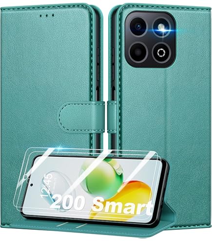 Ganbary Case Compatible With Honor 200 Smart, Premium PU Leather Flip - View #6