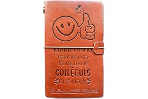 OMNIQI Journal Intime Idee Cadeau Départ Collègue De Travail Humour Femme Homme Personnalisé Pour Noel Bureau Collegue Carnet De Notes (A5)