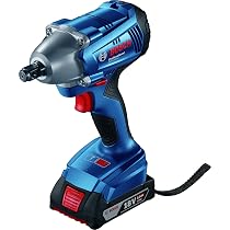 Bosch GDS 250 LI Cordless Impact Wrench, 250 Nm, (M10 – M18), 1/2 ...