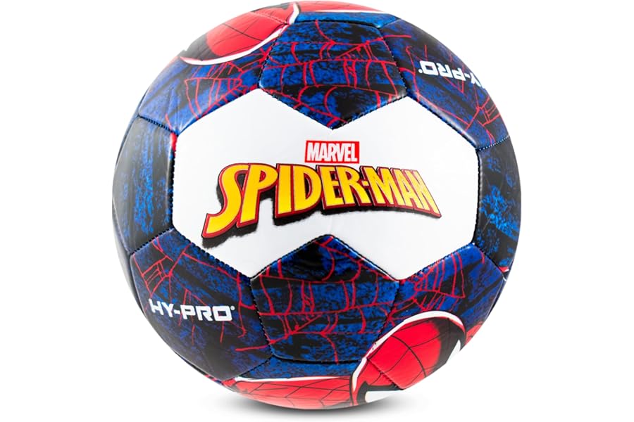 Hy-Pro Officially Licensed Football - Marvel Design with Graphic - Training Ball for Outdoor Play & Practice - Football Gifts for Superhero Fans
