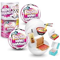 Foodie Mini Brands Series 2 Food Court Playset By ZURU | Includes 1 Exclusive Mini | Fast Food Counter & Seating Display
