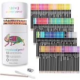 KALOUR 120 Premium Colored Pencils, Soft Core for Artists with Vibrant Colors, Great for Drawing, Sketching, Shading, Beginne