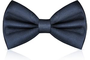 URAQT Pajaritas Hombre, Pajarita Niño de Color Solido Clásico Ajustable, Bow Tie Elegante con Gancho con Nudo, Accesorios Ropa Hombre para Business Fiesta Bodas Oficina Regalo de Hombre