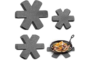 15 Pezzi Proteggi Pentole e Salvapadelle Protezioni, dellyy Separatori Pentole,Proteggi Pentole e Salvapadelle Protezioni per Padelle,3 Diverse Misure (38/36/26 cm) Grigio
