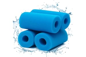 KGIHPC Filtre éponge Type A, Filtre Piscine en Mousse, Filtre Mousse Piscine Filtre éponge pré-Filtre Mousse Cartouche éponge Lavable, réutilisable. (4 pièces)