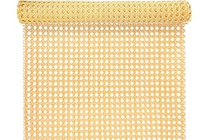ALLINKIT 40 x 100cm Wiener Geflecht,Wiener Geflecht Meterware,Cane Webbing Rattan Roll,Wiener Geflecht Flechtmatten for Rattan Craftsmen,Handgemachtes PE Rattan Geflecht für DIY Möbeldekoration