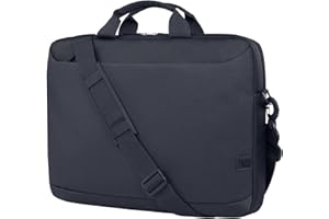 HP Maletín Everyday para Portátil de 16", Fabricado con Poliéster Reciclado 600D, 12L, Compartimiento Acolchado, Resistente al Agua, Correa de Hombro Extraíble, Gris