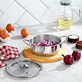 Sch&auml;fer Micro Mini Basık &Ccedil;elik Tencere 14Cm-2 Par&ccedil;a