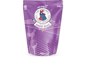 THE ORIGINAL CHICKEN CRACKLING Chicken Crackling Hand Cooked Snack. NEW Double Cooked, Sunday Roast Flavour, 500g Resealable Pouch. Low Carb, High Protein, Keto, Gluten-Free Alternative To Pork Scratchings.