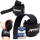 NetroxSports® - Lifting Straps cinghie sollevamento pesi da bodybuilding, palestra & allenamento forza - Specificamente proge