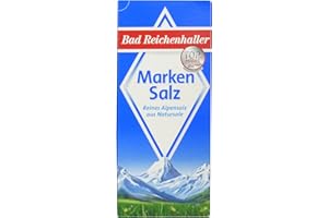 ‎BAD REICHENHALLER Bad Reichenhaller Marken Salz Reines Alpensalz aus Natursole, 500 g