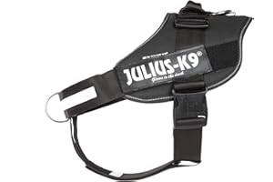 JULIUS K-9 Julius-K9, Harnais IDC Power avec ceinture de renfort en Y, Taille: 2XL/3, Noir