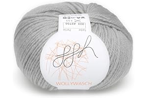 ggh Wollywasch - 222 - Gris claro - Lana nueva para tejer y hacer ganchillo