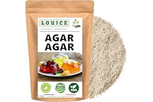 LOUICE Agar-Agar 100g – L'Agent Gélifiant Naturel pour Vos Recettes Sucrées et Salées