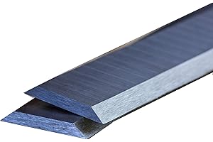 Fits Metabo DH330 Planer Blades Double Edged To Replace Metabo 0911062119 Planer Blades NO HOLES Disposable HSS 1 Pair By Xcalibur Tooling