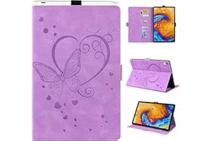Auslbin Etui do Lenovo Tab P11 /P11 Plus 2021 PU skórzane etui z kieszenią na karty funkcja gniazda do Lenovo Tab P11/P11 Plus 11 cali TB-J606F/J606X/TB-J607, fioletowe