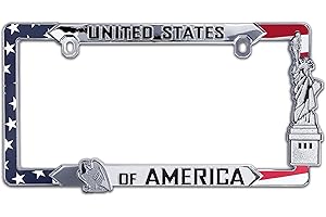 Elektroplate USA Cadre de plaque d'immatriculation en métal