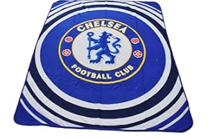 FITSUPPORT Official Chelsea F.C. Couverture polaire officielle pour fan de football