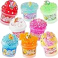 Slime Variety Pack Different Textures, 8 x 100ml Slimes Kit Include Cloud, Clear, Butter Slime, Slimes Party Favors for Kids, Birthday Easter Halloween Boys & Girls Gift