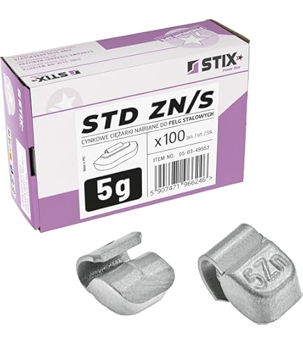 100x Auswuchtgewichte 5g Typ63 - Schlaggewichte Für Alufelgen In Silber Made In Germany