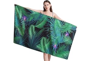 JMQYS Microfaser Handtücher Strandtuch Badetuch groß 160x100cm, Ultra Leicht Sandfreie tragbare Strandhandtuch Badehandtuch Handtuch für Damen Herren Mädchen, perfekt für Strand Reise Sport Sauna Yoga
