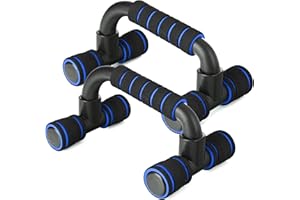 ‎FIZYO Fizyo 2 Uchwyty do Pompek do Treningu Całego Ciała, Antypoślizgowe Uchwyty z Pianki, Push Up Bar, Domowy Fitness, Chroniące Stawy Nadgarstki, Do Treningu Mięśni i Siłowego, Zestaw 2 sztuk