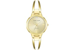 Anne Klein Women's Genuine Diamond Dial Bangle Watch