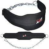 AQF Dipping Belt Body Building Weight Lifting Dip Chain Exercise Gym Training Neoprene