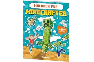 Malbuch für Minecrafter: Perfektes Geschenk für Minecraft-Fans - Kreative Beschäftigung mit coolen Motiven für Kinder ab 5 Jahren