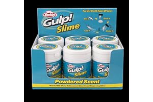 Berkley Gulp!® Slime Fishing Attractant - Poudre sèche pour renforcer l'odeur des appâts Souples, Formule Slime à libération Rapide pour Les pêcheurs en Eau Douce et en Eau salée