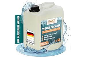 INOX-LIQUIDSYSTEMS INOX® Pool Wintermittel 5L | Hochwertiges Pool Überwinterungsmittel & Algizid für Pool | Effektives Wintermittel für Poolpflege im Winter